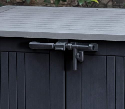 Keter Nova Outdoor Garden Storage Shed - Dark Grey, 32x71.5 cm - Image 5