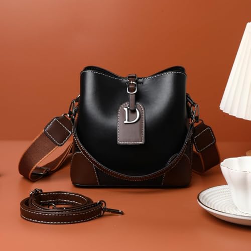Retro Fashion Bucket Bag - Stylish Single Shoulder and Crossbody Bag3