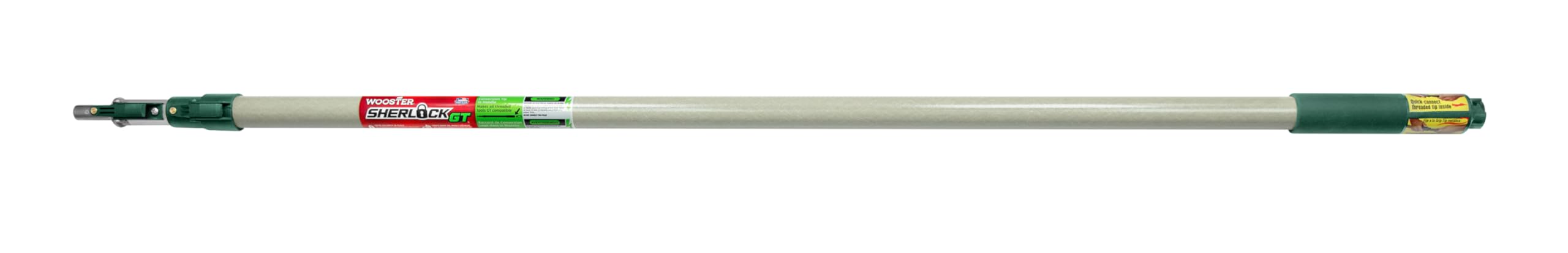 Wooster Brush SR091 Sherlock GT Convertible Extension Pole, 4-8 feet Length