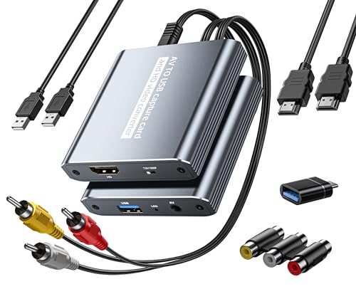VHS to Digital Capture Card &ndash; USB Video Capture Card with 