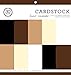 Colorbok 61198B Neutral Smooth Cardstock Paper Pad, 12