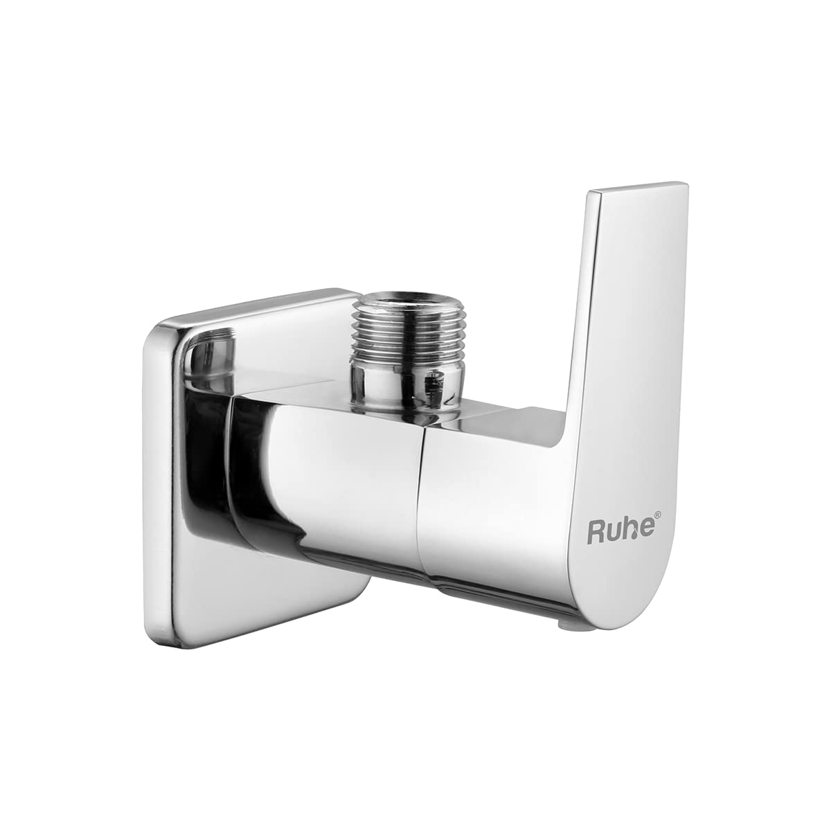 Ruhe® Elixir Angle Valve Faucet/Tap with Chrome Finish for Attachment of Hand Shower | Health Faucet & Geyser Pipes | Angle Cock Faucet/Tap