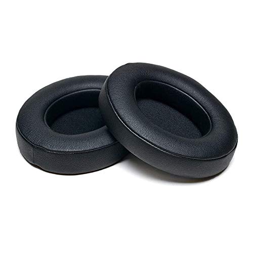 Almohadillas de repuesto para auriculares Studio 2.0/3.0 compatibles con auriculares Beats by Dr.Dre Studio 2.0 B0500 B0501 con cable/inalámbricos y Studio 3.0 (negro)