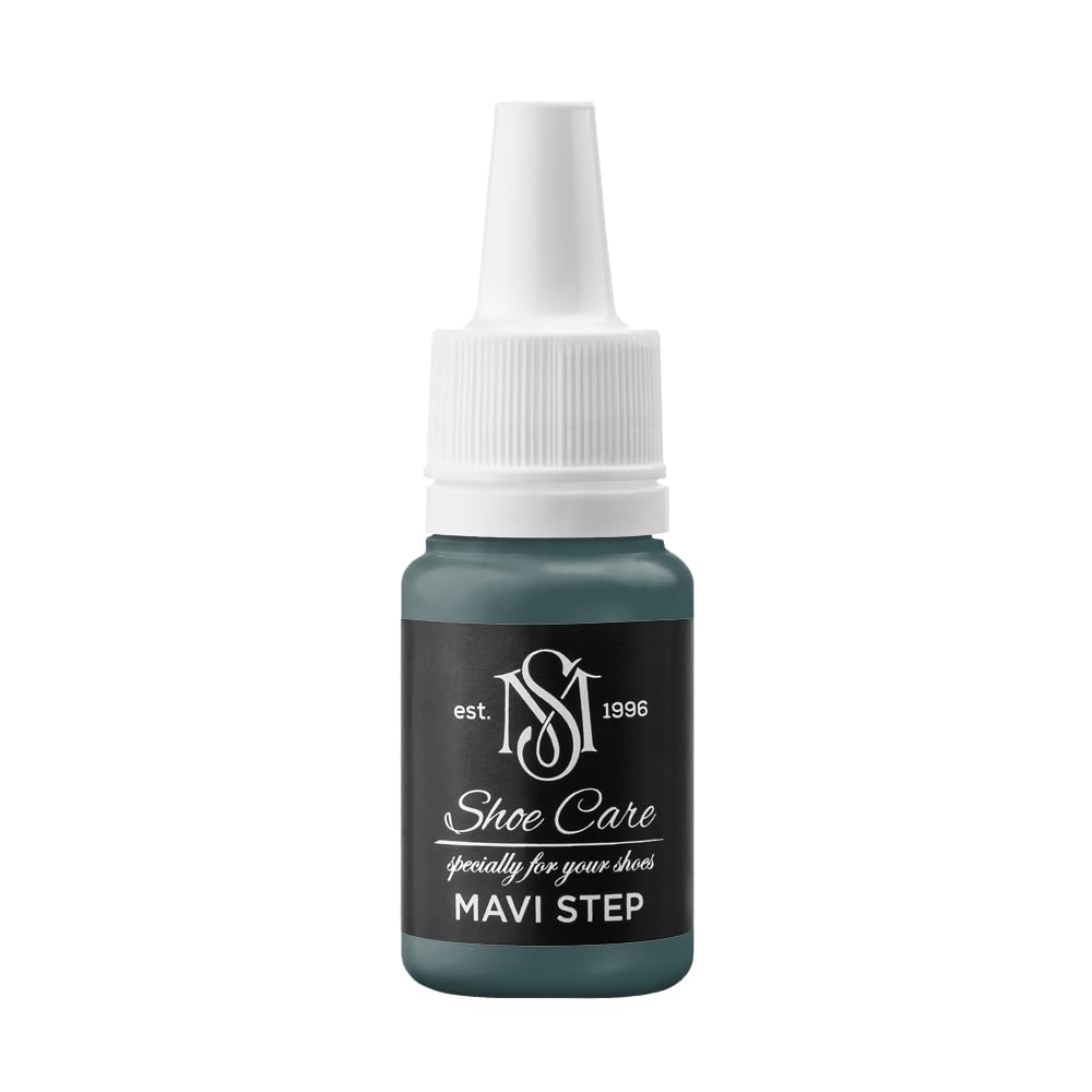 Peinture Cuir Haute Couvrance MAVI STEP Bleu Vert Anthracite NCS S 7010-B50G pour Sacs de Luxe