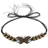 REDYY Butterfly Hat Belt,Adjustable Decorative Band For Waist Accessories MultiPurpose Fashion Straw Hats Decoration