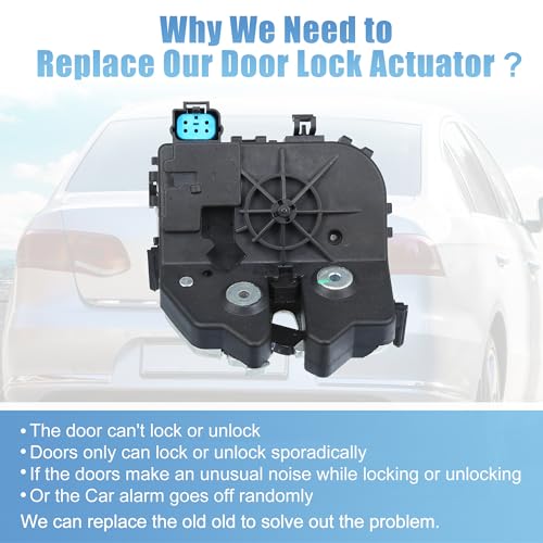 Verrou de hayon arrière Ford Focus robuste boîtier noir résistant 2000-2007 - 3