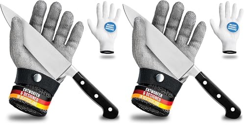 Guantes para cortar alimentos de forma segura y cómoda en pack de 2
