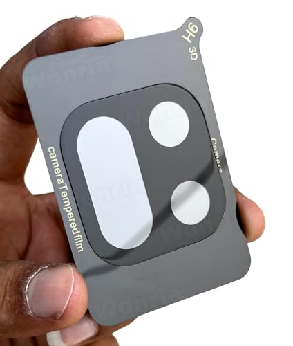 Image of Pack 1- Back Camera Lens Protector for OnePlus 15 5G [3D Premium] Camera Glass Protector (Black)