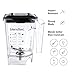 Blendtec Mini WildSide (46 oz), Five Sided, Personalized Blender Jar Vented Latching Lid, BPA-free, Clear