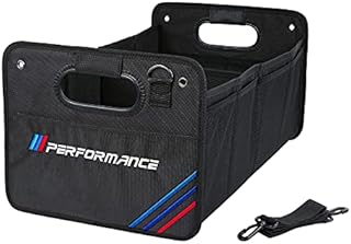 OYADM Auto Trunk Organizer Collapsible Cargo Storage Container Black