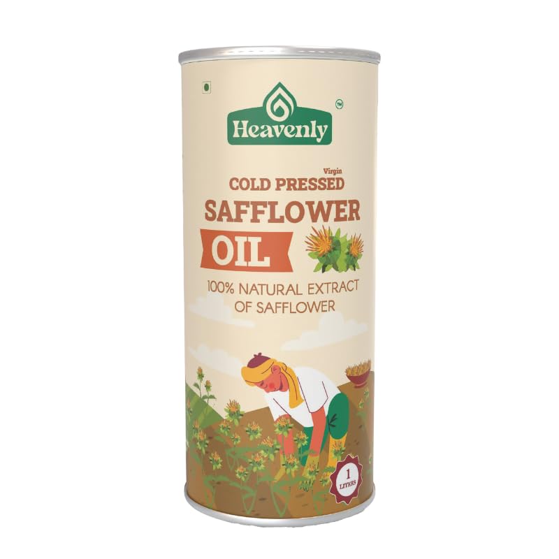 BE HEAVENLY Virgin Cold-Pressed Safflower Oil | 1 L (B0DGT2RH1D) Amazon Price History, Amazon Price Tracker