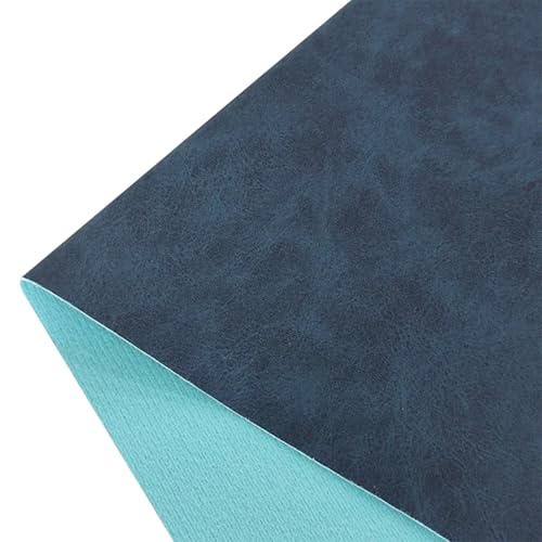 Cuir synthétique pour sacs à main bleu foncé imperméable 30x135 cm couture - 2