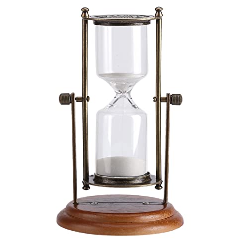 Reloj de arena giratorio de 15 minutos con soporte de metal para oficina 5