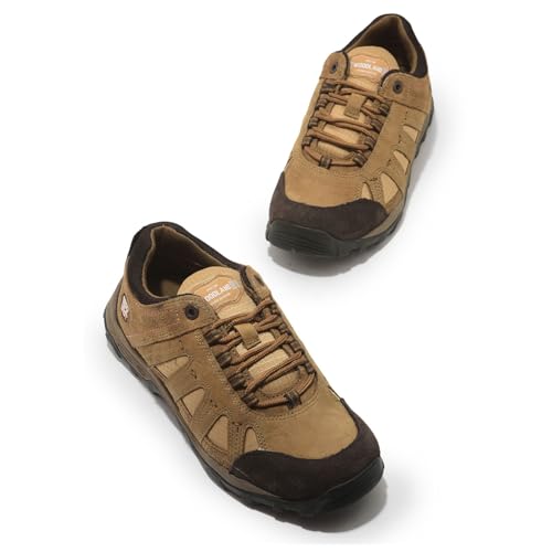 Image of Woodland Men Olive Green Casual Shoes