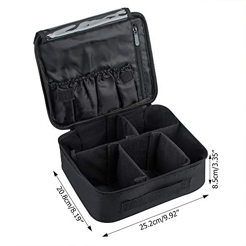 Travel Makeup Case, Sourceton Professional Cosmetic Makeup Bag Organizer Makeup Boxes With Spaced Cosmetic Bag #TOP6
