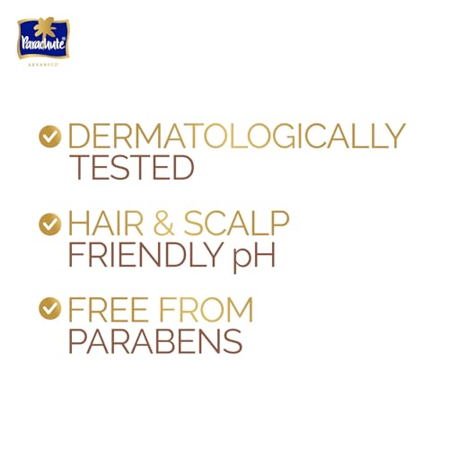 Image of Parachute Advansed Protein Shampoo with Coconut Milk & Shikakai | Up to 96% Hair Fall Reduction & up to 23X Hair Fall Control | Protein Lock Technology | Paraben free | For Men & Women | 1L