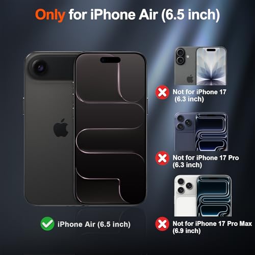 Image of SUPFINE Magnetic for iPhone Air Case (Compatible with MagSafe)(Military Grade Drop Protection) Slim Translucent Matte Shockproof with Anti-Fingerprint Phone Cover for 17 Air,Deep Blue