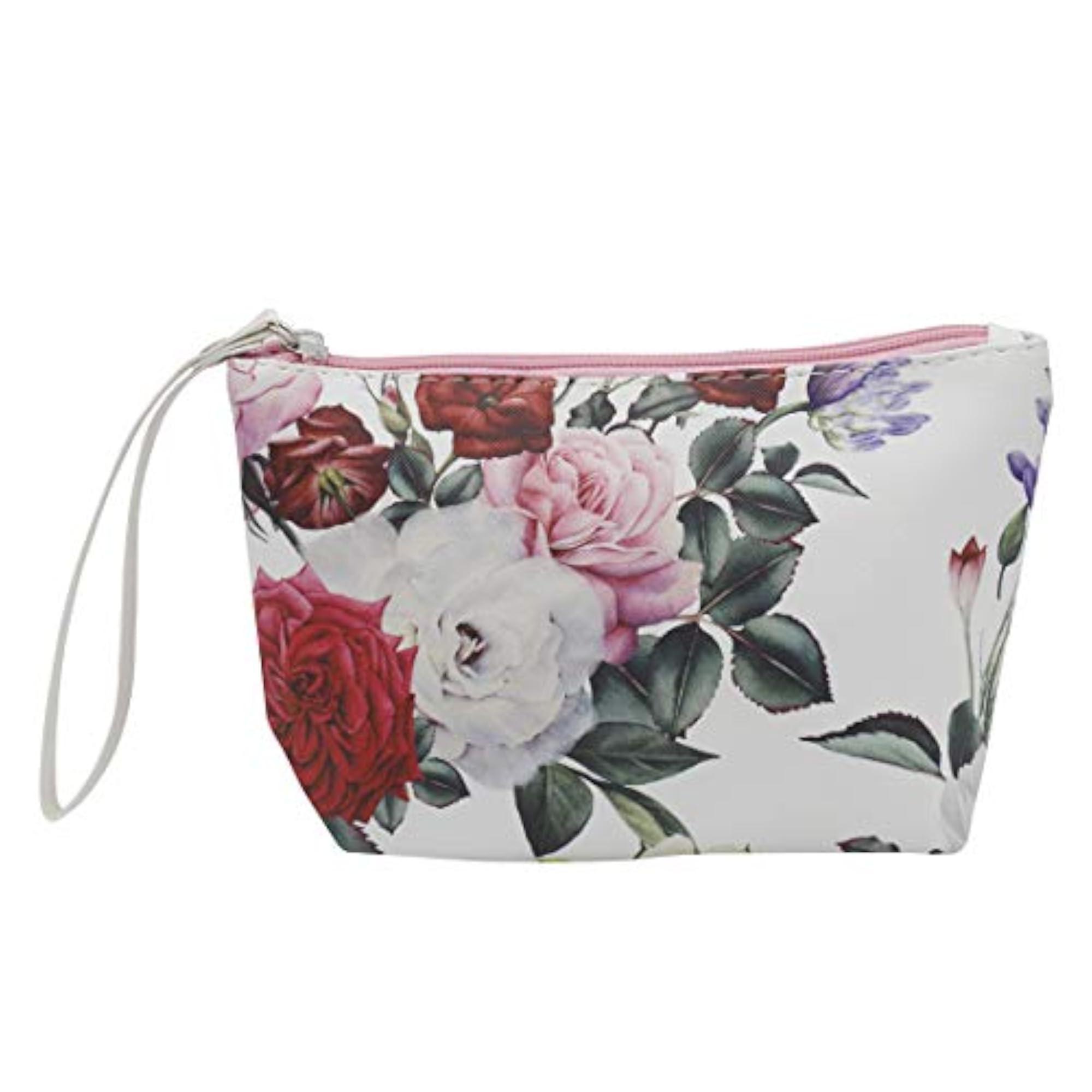 PU Floral Print Makeup Pouch for Women