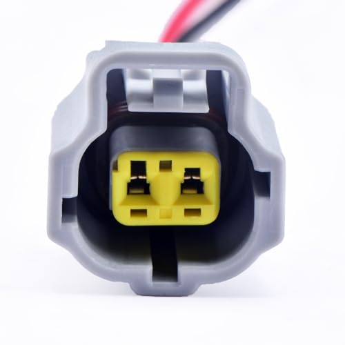 DECKBU 2 Pins Temperature Sender Sensor Connector Wiring Harnesses 1JZ-GTE 2JZ-GTE & DSM EVO ECT car Plug for Toyota 178392-2 90980-11062 90980-10737 3U2Z14S411MDB