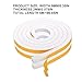 Door Weather Stripping - 16ft Front, Soundproof Insulating Foam Tape, Adhesive Strong Sturdy Design, Easy Install Energy Saving Tool, Premium Home Window Accessory, Shower Garage Rv