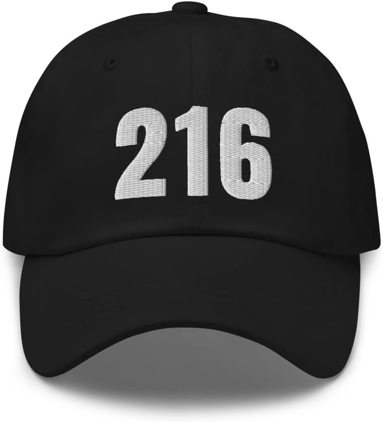216 Hat Cleveland OH Hat Mobile Telephone Area Code 216 Dad Cap Embroidered Dad Hat Baseball Cap