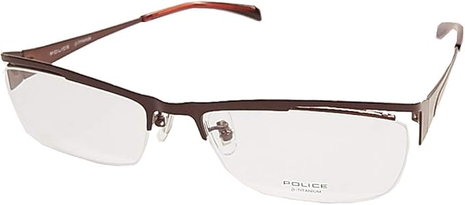Amazon Police ポリス 眼鏡 メガネ フレーム Vpld77j R28 0r28 正規品 伊達眼鏡 薄型度ナシ 1 60 紫外線 Uvカット レンズ付き ファッション眼鏡 通販