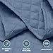 Bare Home Coverlet Set - Full/Queen - Lightweight Bed Decor - Comforter Alternative - All-Season Quilted Bedspread (Full/Queen, Coronet Blue)