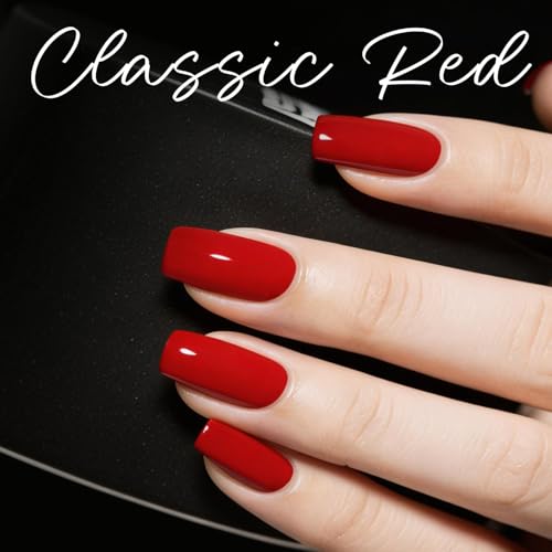 Image of AZUREBEAUTY Red Valentine's Nail Polish Set Quick Dry Silver Glitter Cat Eye 4 Colors Natural Fingernail with Top Coat DIY Salon Home no Gel Women Gifts