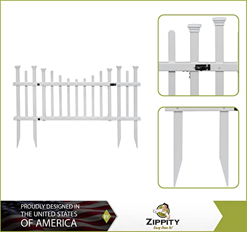 Zippity Outdoor Products Zp19049 Washington Gate, White #TOP1
