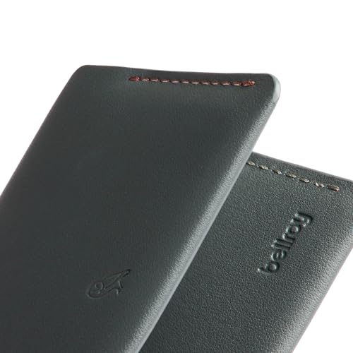 Bellroy Under Cover (slimline leather card wallet/holder with card storage, quick access slot, plus space for folded bills) - Everglade3