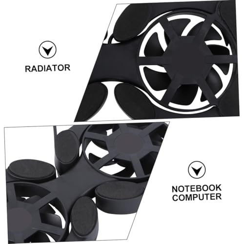 Base portátil plegable con ventiladores USB para laptop miniatura 3