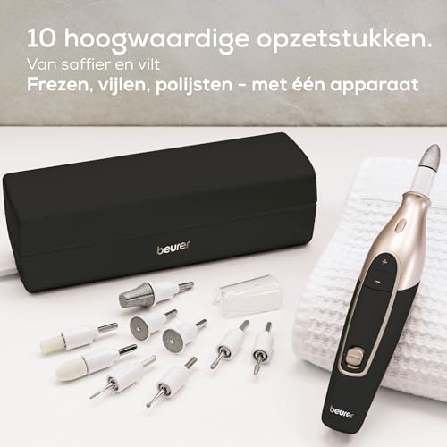 Beurer MP 84 Elektrische nagelvijl – 10 opzetstukken - View 2