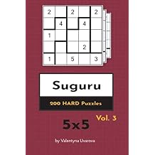 Suguru 200 Hard Puzzles 5x5 vol. 3