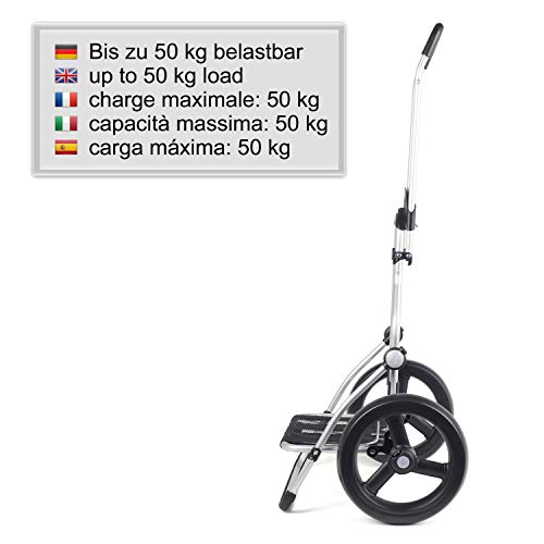 Andersen Shopper Royal Alu klappbar mit Kugellagerrad Ø 29cm und 62 Liter Tasche Hydro 2.0 mit Kühlfach rot – Bild 7