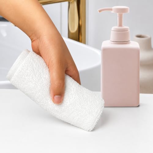 Image of HEELIUM Bamboo Face Towel | Ultra Absorbent & Odour-Free | 3X Softer Than Cotton Towels | 30 x 30 cm - 600 GSM
