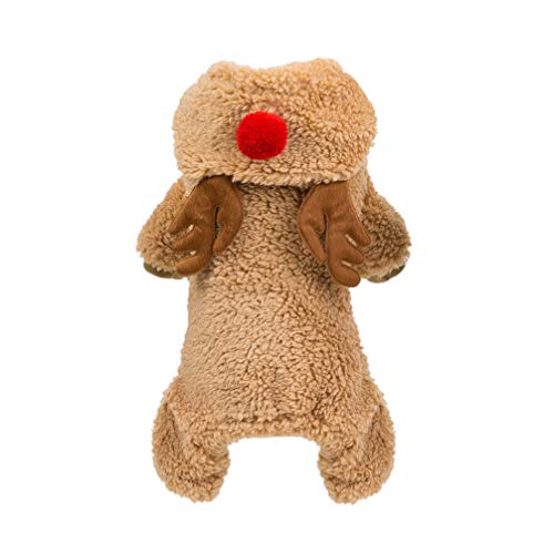 Disfraz navideño de reno para perro talla M miniatura 2