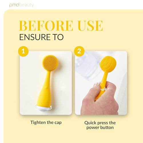 PMD Clean Mini - Smart Facial Cleansing Device with Silicone Brush & Anti-Aging Massager - Waterproof - SonicGlow Vibration Technology - Clear Pores and Blackheads - Lift, Firm, and Tone Skin - Image 6