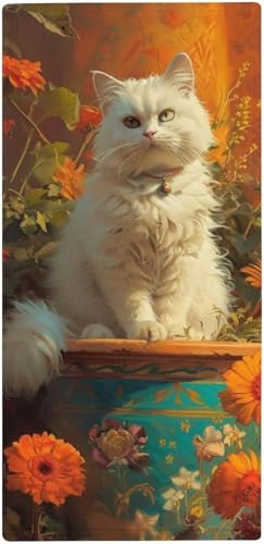 フェイスタオル 薄手 植木鉢に乗った子猫 タオル 吸水 速乾 ふわふわ 柔らか肌触り かわいい面白い動物 フェイシャルタオル 洗顔タオル 大判 家庭用、ホテル、業務用、スポーツなどにも最適 四季通用 73x35cm