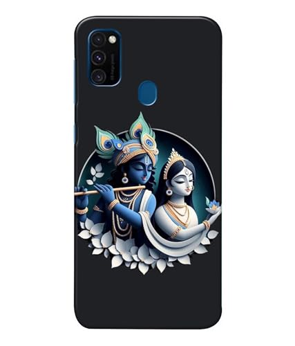 Image of Lord Radha Krishna Printed Hard Back Case Cover Compatible for Samsung Galaxy M21 / Samsung Galaxy M30S (Multicolor) - D1666