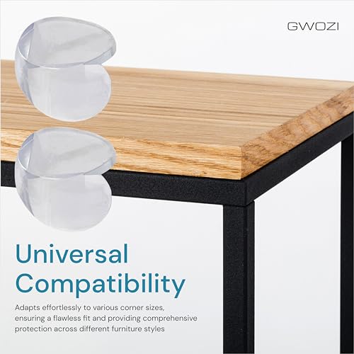 Image of Table Corner Protectors for Furniture - Silicone Corner Guards Self-Adhesive, 4 Pcs - Clear Furniture Corner & Edge Safety Bumpers - Sharp Edge Protector Pads for Desk, Glass Tables, Ball Shape