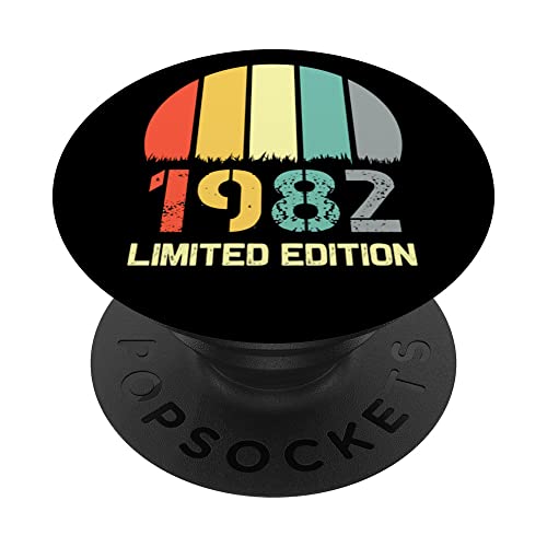 Born In 1982 Edición Limitada 1982 Cumpleaños Popsocket 1982 PopSockets PopGrip Intercambiable