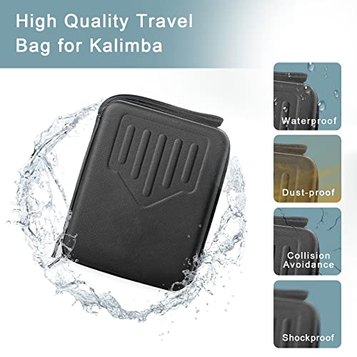 Everjoys Kalimba Piano à pouce portable Mbira à 17 touches, avec étui de protection, livre de chansons, marteau d… - Les Beatles, Paul McCartney, John Lennon, RIngo Starr, George Harrison Everjoys Kalimba Piano à pouce portable Mbira à 17 touches, avec étui de protection, livre de chansons, marteau d… – Image 5