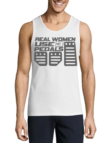 Camiseta de 3 pedales manual en algodón blanco el regalo perfecto