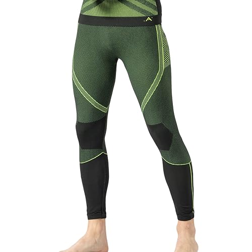 Risalti Leggings Térmicos para Hombre Invierno Energy - Mallas Transpirables y Elásticas en Microfibra, Sin Costuras - Made in Italy