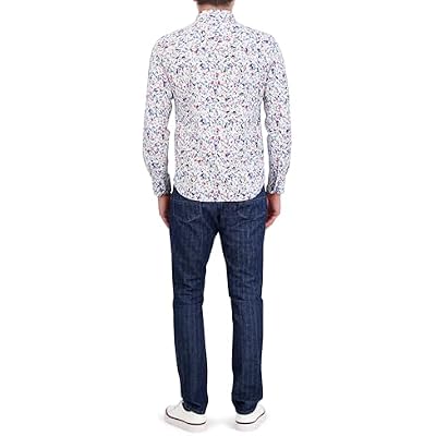 Robert Graham Men's Bavaro Long Sleeve Knit Button Down Shirt