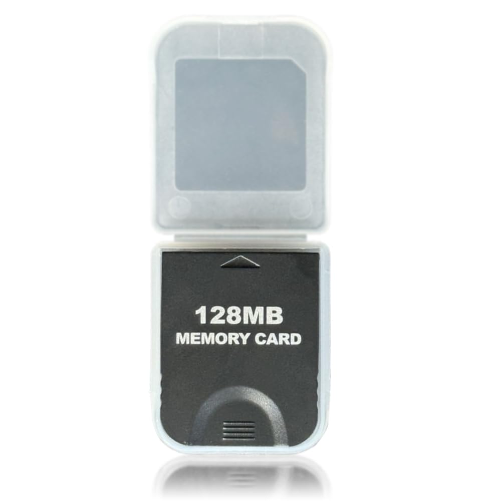 128MB Tarjeta de Memoria Negra Compatible para Wii NGC
