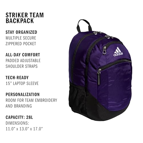Image of Striker Team Sports Backpack for soccer and more, workout bag for men and women
