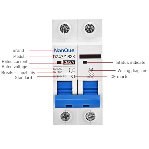 Evita averías en paneles solares instalando este interruptor automático de CC de 40A 3