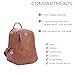 JESSIE & JAMES Women's Large Multi Compartments Fashion Concealed Carry Backpack|TN