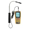 NEWTRY Digital Anemometer Thermosensitive Wind Speed Meter Sensor Portable Wind Gauges Air Flow Velocity Thermometer for Measuring Wind Speed Temperature Volume with Backlight GM8903